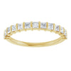 14K Rose 5/8 CTW Natural Diamond Anniversary Band