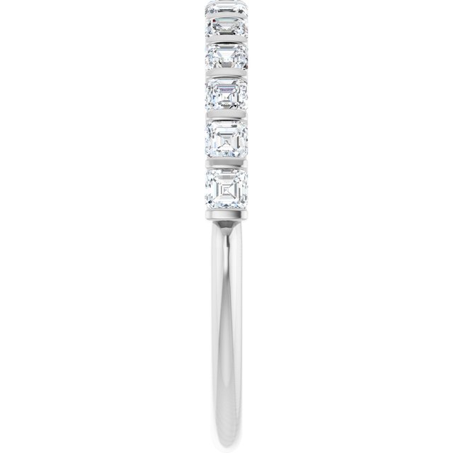 14K Rose 5/8 CTW Natural Diamond Anniversary Band