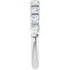 14K Rose 5/8 CTW Natural Diamond Anniversary Band