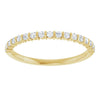 14K Rose 5/8 CTW Natural Diamond Anniversary Band