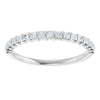 14K Rose 5/8 CTW Natural Diamond Anniversary Band