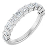 14K Rose 5/8 CTW Natural Diamond Anniversary Band