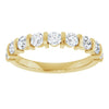 14K Rose 5/8 CTW Natural Diamond Anniversary Band