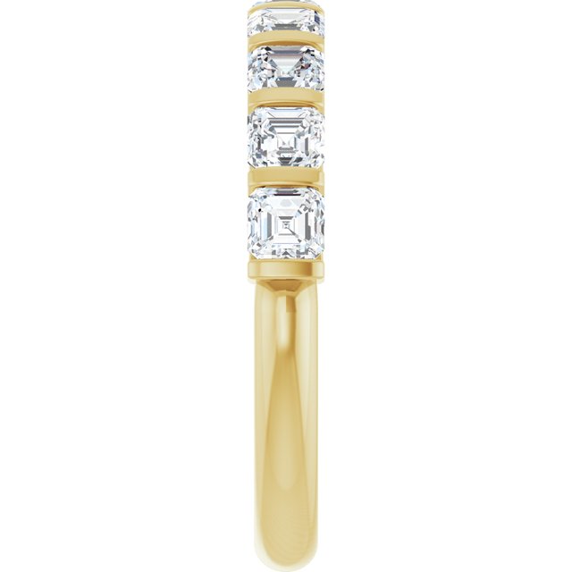 14K Rose 5/8 CTW Natural Diamond Anniversary Band