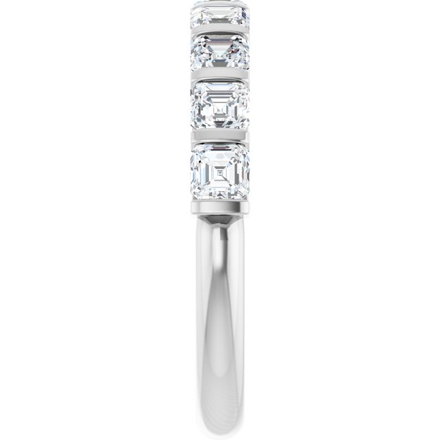 14K Rose 5/8 CTW Natural Diamond Anniversary Band