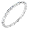 14K Rose 5/8 CTW Natural Diamond Anniversary Band