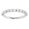 14K Rose 5/8 CTW Natural Diamond Anniversary Band