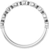 14K Rose 3/8 CTW Natural Diamond Anniversary Band