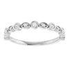 14K Rose 3/8 CTW Natural Diamond Anniversary Band