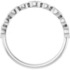 14K Rose 3/8 CTW Natural Diamond Anniversary Band