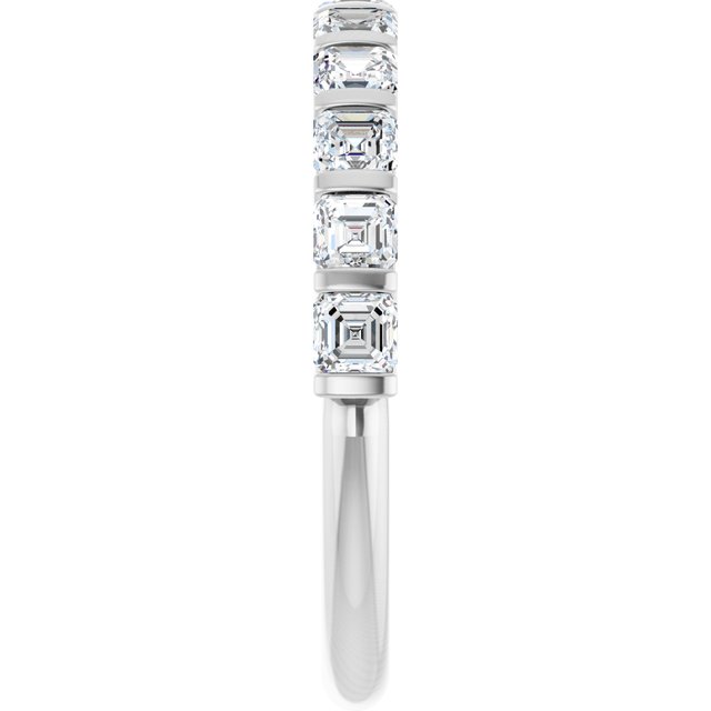 14K Rose 5/8 CTW Natural Diamond Anniversary Band