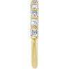 14K Rose 5/8 CTW Natural Diamond Anniversary Band