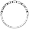 14K Rose 3/8 CTW Natural Diamond Anniversary Band