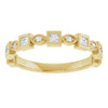 14K Rose 3/8 CTW Natural Diamond Anniversary Band