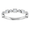 14K Rose 3/8 CTW Natural Diamond Anniversary Band