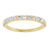 14K Rose 5/8 CTW Natural Diamond Anniversary Band