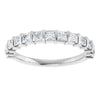 14K Rose 5/8 CTW Natural Diamond Anniversary Band