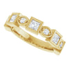 14K Rose 3/8 CTW Natural Diamond Anniversary Band