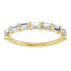 14K Rose 5/8 CTW Natural Diamond Anniversary Band