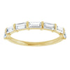 14K Rose 5/8 CTW Natural Diamond Anniversary Band