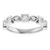 14K Rose 3/8 CTW Natural Diamond Anniversary Band