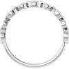 14K Rose 3/8 CTW Natural Diamond Anniversary Band