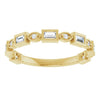 14K Rose 3/8 CTW Natural Diamond Anniversary Band