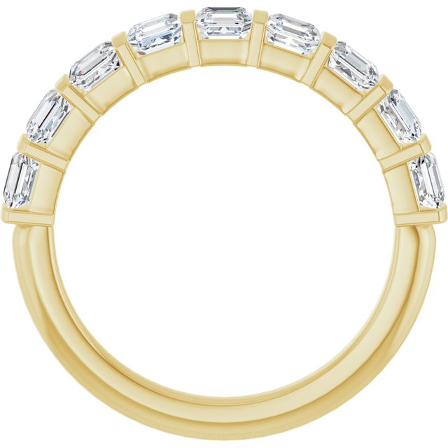 14K Rose 5/8 CTW Natural Diamond Anniversary Band