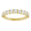 14K Rose 5/8 CTW Natural Diamond Anniversary Band