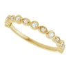 14K Rose 3/8 CTW Natural Diamond Anniversary Band