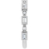 14K Rose 3/8 CTW Natural Diamond Anniversary Band