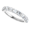 14K Rose 5/8 CTW Natural Diamond Anniversary Band