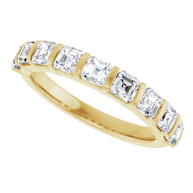 14K Rose 5/8 CTW Natural Diamond Anniversary Band