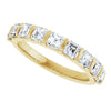 14K Rose 5/8 CTW Natural Diamond Anniversary Band