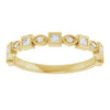 14K Rose 3/8 CTW Natural Diamond Anniversary Band