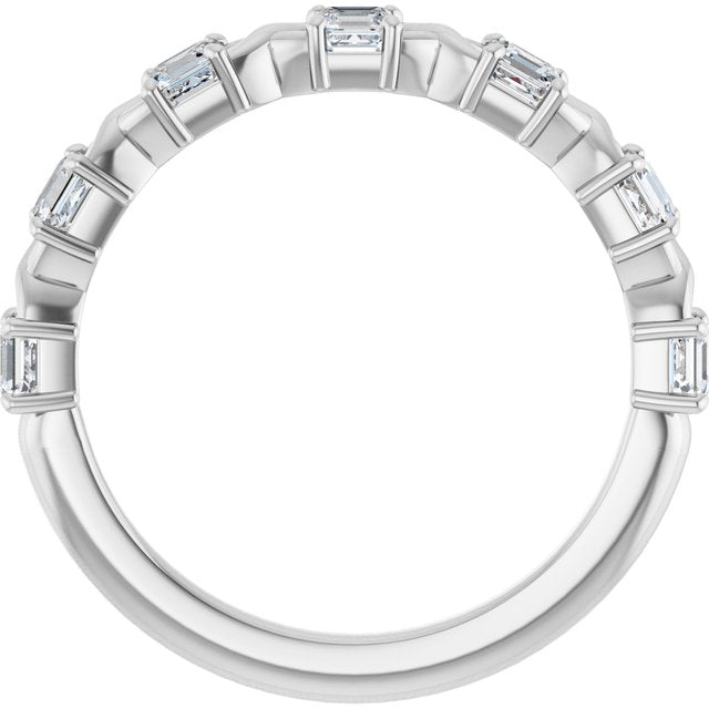 14K Rose 1/2 CTW Natural Diamond Anniversary Band