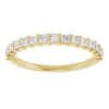 14K Rose 5/8 CTW Natural Diamond Anniversary Band