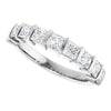 14K Rose 5/8 CTW Natural Diamond Anniversary Band