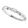 14K Rose 3/8 CTW Natural Diamond Anniversary Band