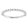 14K Rose 1/2 CTW Natural Diamond Anniversary Band