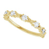 14K Rose 1/2 CTW Natural Diamond Anniversary Band