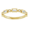 14K Rose 3/8 CTW Natural Diamond Anniversary Band