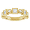 14K Rose 3/8 CTW Natural Diamond Anniversary Band