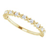 14K Rose 1/2 CTW Natural Diamond Anniversary Band