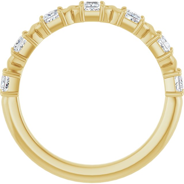 14K Rose 1/2 CTW Natural Diamond Anniversary Band