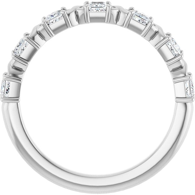 14K Rose 1/2 CTW Natural Diamond Anniversary Band