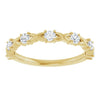 14K Rose 1/2 CTW Natural Diamond Anniversary Band