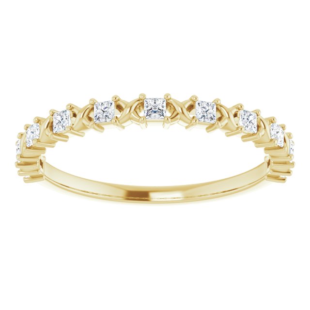 14K Rose 1/2 CTW Natural Diamond Anniversary Band