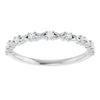 14K Rose 1/2 CTW Natural Diamond Anniversary Band