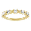 14K Rose 1/2 CTW Natural Diamond Anniversary Band